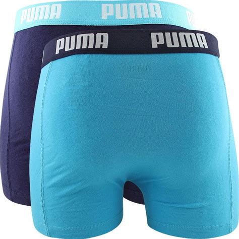 Puma Lot De Boxers Homme Coton Basic Bleu Marine