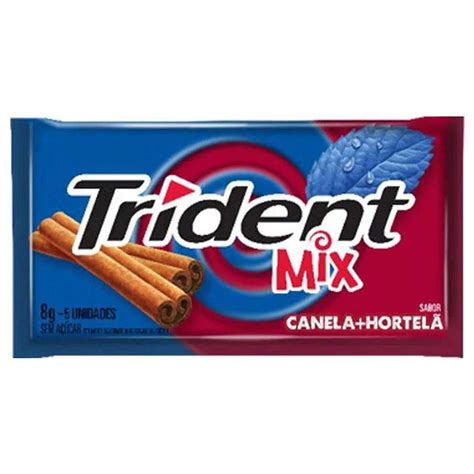 Chiclete Trident Canela E Hortela 8g