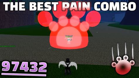 This Is The BEST PAIN COMBO In Blox Fruits YouTube