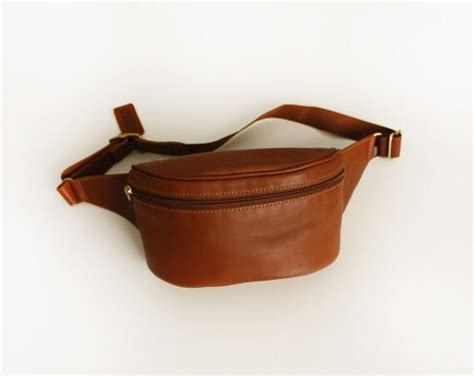 Vintage 80s Coach Brown Leather Fanny Pack Pouch By Shopluvolive