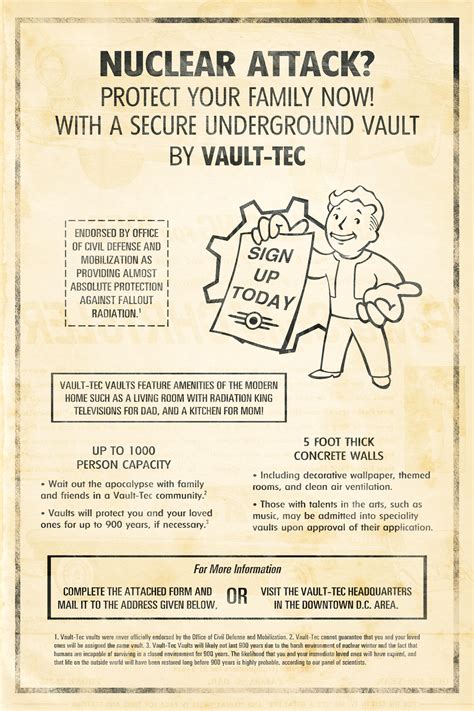 Fallout Custom Poster: Vault-Tec Newspaper Ad by MattTheKid on DeviantArt