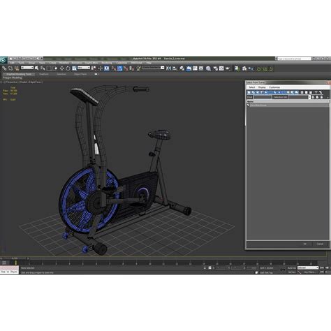 Modelo 3d De Bicicleta Estática 2 Modelo 3d 49 3ds Obj Max C4d