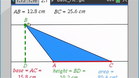 Base Height Triangle Youtube