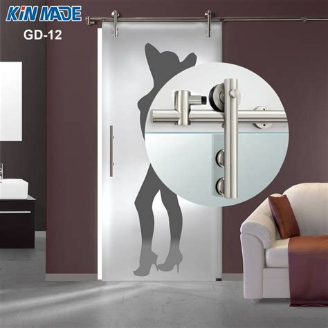 Kin Made Gd Stainless Steel Glass Sliding Door Full Set Hardware