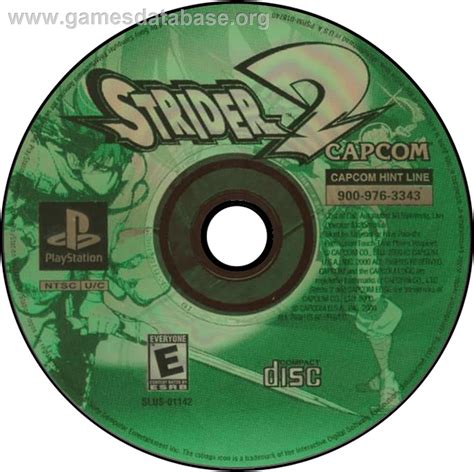 Strider 2 Sony Playstation Artwork Disc