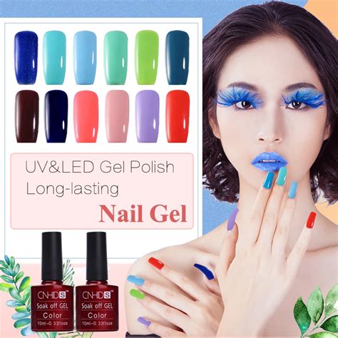 Cnhids Brand Gel Nail Polish 132 Color Long Lasting Soak Off Nail Gel