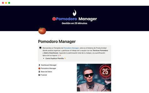 Pomodoro Manager Creada Por Gonzalo Bullian Plantilla De Notion