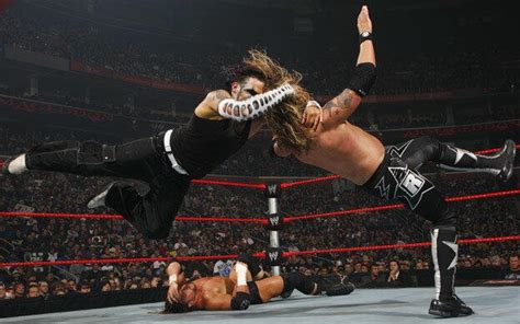 Jeff Hardy Vs Edge Vs Triple H