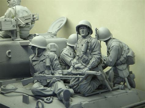 U.S. M4A3E8 Sherman Tank Riders | Armorama™