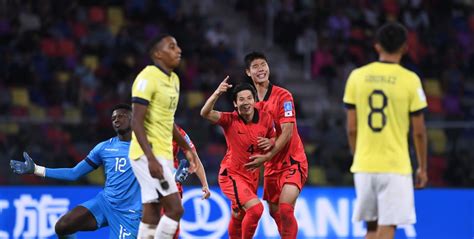 Ecuador no pudo ante Corea del Sur y quedó eliminado del Mundial Sub 20