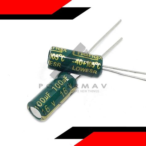 2pcs 100uf 16v Capacitor PowerMav Electronics Store