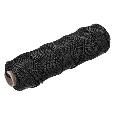 Uxcell Braid Nylon Mason Line Black M Feet Mm Dia For Diy