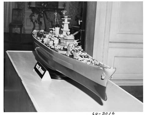 Model Of The Uss Missouri Harry S Truman