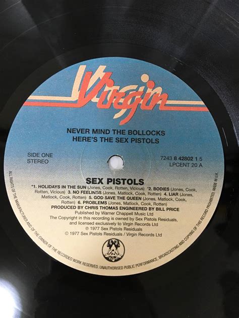 Yahoo オークション I241 LP レコード The Sex Pistols Never mind