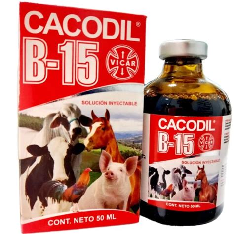 CACODIL B15 X 50 ML VICAR Almacen Tierras Y Ganado