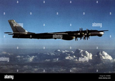 Tupolev Tu-95 Bear side view 1984 Stock Photo - Alamy