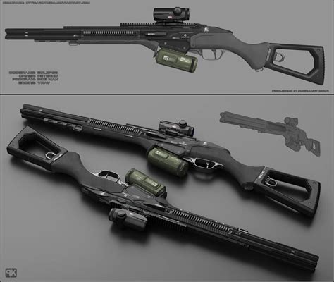 Eclipse - concept of sci fi shotgun by peterku on DeviantArt