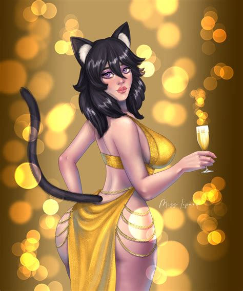 Rule 34 Alcohol Ass Ass Focus Big Ass Big Breasts Black Hair Cat Ears Cat Tail Catgirl