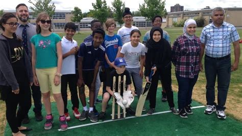 Students Flocking To New Cricket Pitch In Alta Vista Cbc News