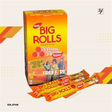 Jual Nabati Big Rolls Richeese Gr Box Stik Wafer Roll Isi Krim