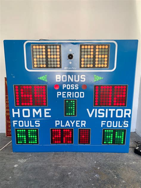 Fair Play 1970s Basketball Scoreboards At 1stdibs Fair Play Shot