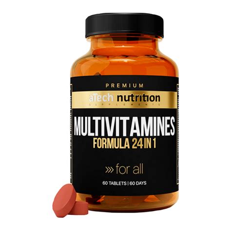 Мультивитаминный комплекс, Multivitamines, aTech Nutrition Premium, 60 ...