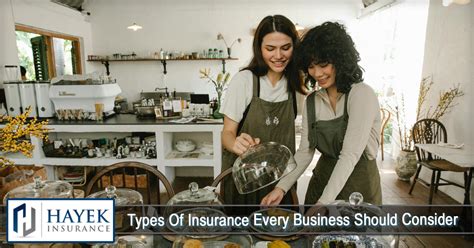 Types Of Insurance Every Business Should Consider Hayek Insurance