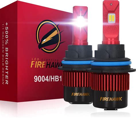 Firehawk New Hb Led Headlight Bulbs Lm Japanese Chips