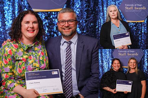 Staff excellence recognised | University of Otago