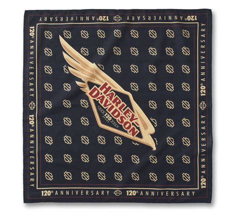 Women S Th Anniversary Speedbird Bandana Black Beauty Harley