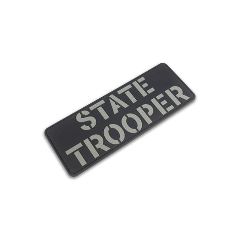 13 Fifty Apparel | PVC State Trooper Patch | 13 Fifty Apparel