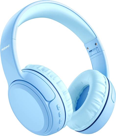 Nabevi Kids Headphones, Bluetooth 5.1, Foldable Over-Ear Headset with ...