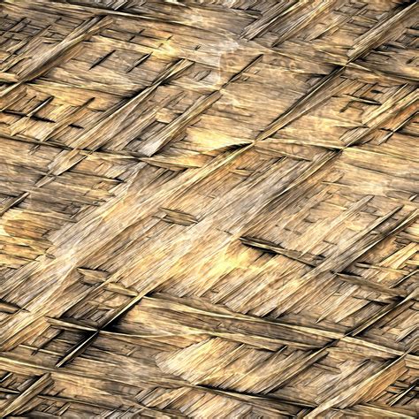 Thatch Roof Texture Seamless