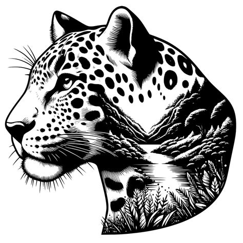 Majestic Jaguar Svg Graphic For Cricut Silhouette Laser Cutting