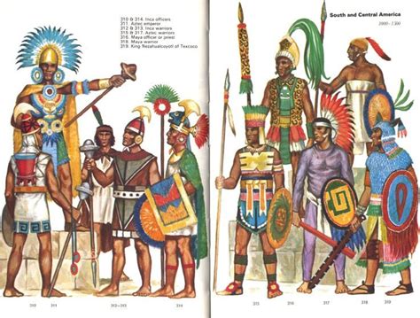 Incasmayas And Mexicas Nobles Guerrero Azteca Arte Azteca Mayas Y