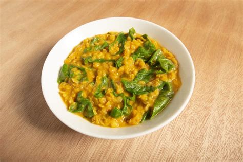 Dhal And Spinach Curry Sri Lankan Recipe Stock Image Image Of Food