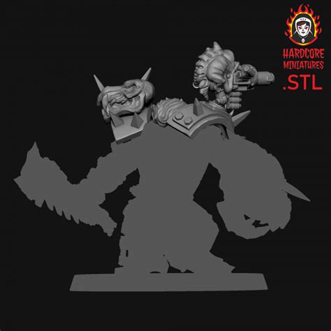 D Printable Space Orc Killboss Upgrade By Hardcore Miniatures