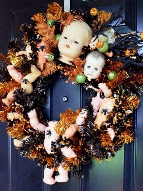 The Creepiest Halloween Tree Ornaments Ever Made From Doll Parts