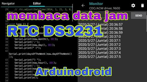 Membaca Data Waktu Rtc Ds Serial Monitor Arduinodroid