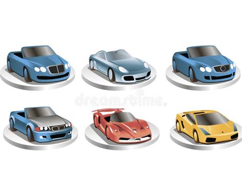 Racing Cars Stock Illustration Illustration Of Path 49958222