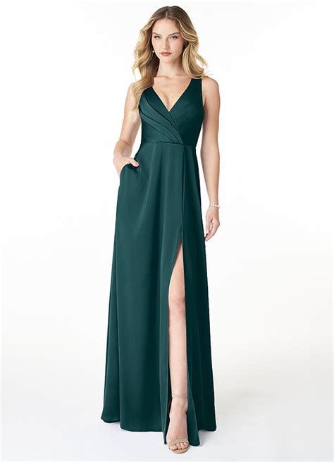 Pine Azazie Nelly Bridesmaid Dresses Azazie