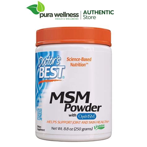 Bột Msm Doctors Best Msm Powder With Optimsm 250g Shopee Việt Nam