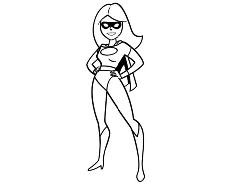 Superwoman Coloring Page