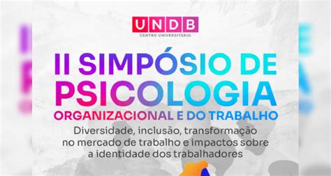 Ii Simp Sio De Psicologia Organizacional E Do Trabalho Em S O Lu S Sympla