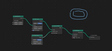 LIVENODING Procedural Chain Using Geometry Nodes And RBD Rigid Body