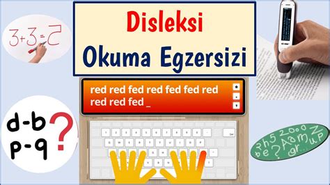 Disleksi Özel Eğitim Okuma Çalışması YouTube