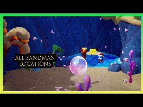 All Sandmen Locations SpongeBob SquarePants Battle For Bikini Bottom Rehydrated YouTube