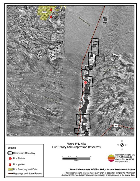 9 0 Hiko Lincoln County Fire Plan Nevada Community Wildfire Risk Hazard Assessment Rci