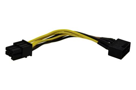 8 Pin PCI Express F To 6 Pin PCI Express M Power Adapter