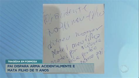 Pai Mata Filho De Anos Tiro Acidental No Entorno Do Df